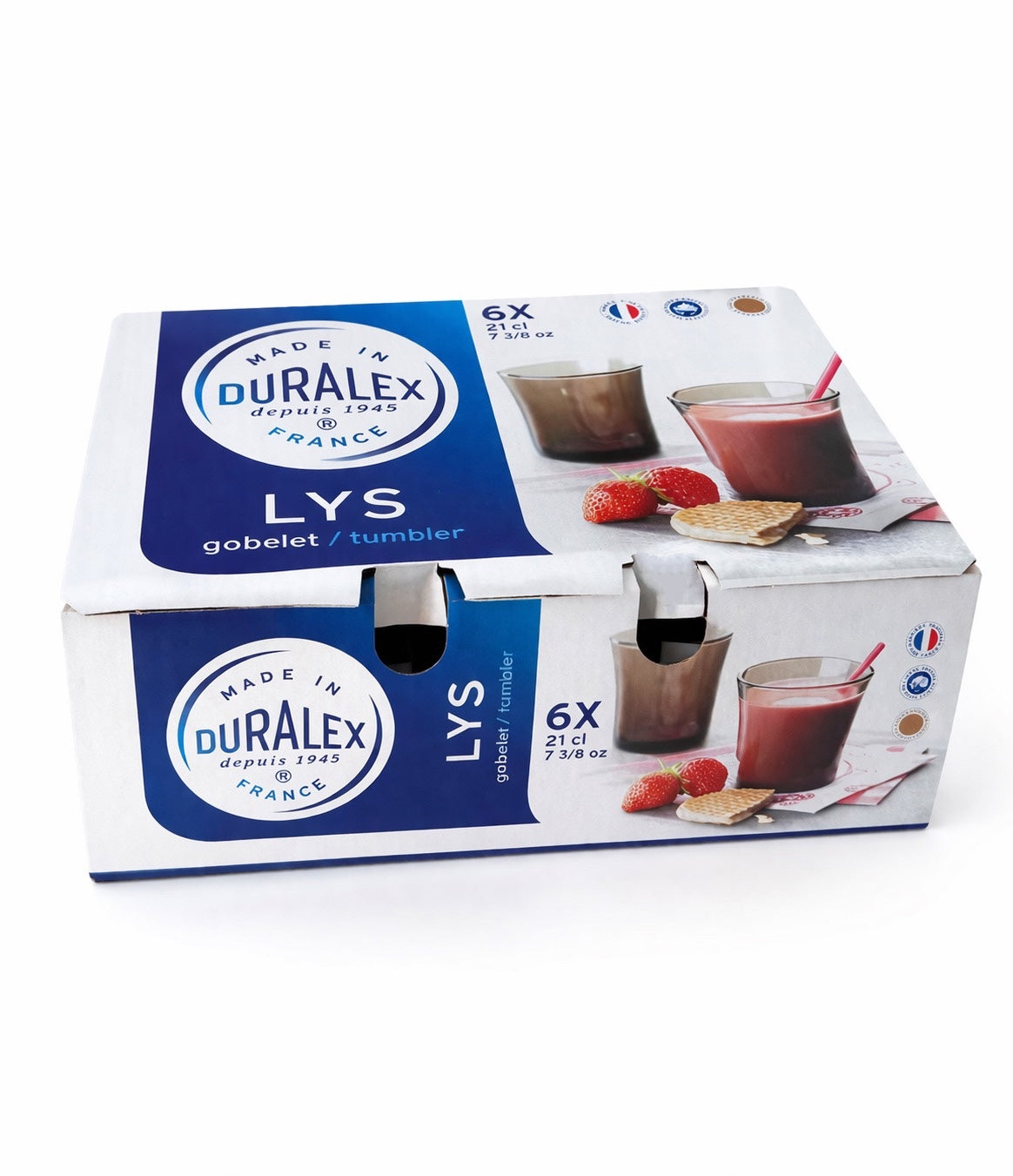 Lys – Sepia-Glas 21 cl (6er-Set)