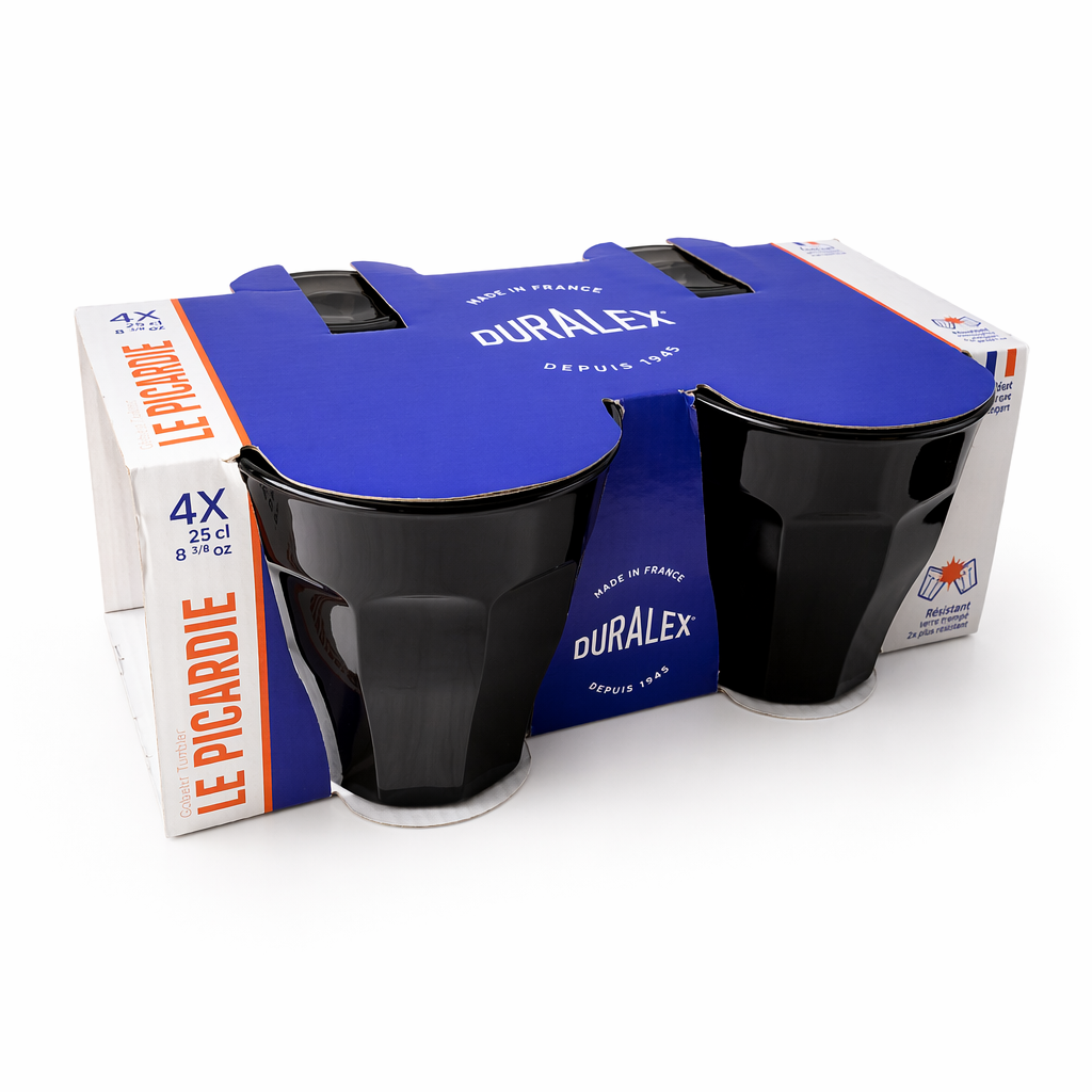 Le Picardie NoirLe Picardie glänzend – Glas 25 cl – (4er-Set)