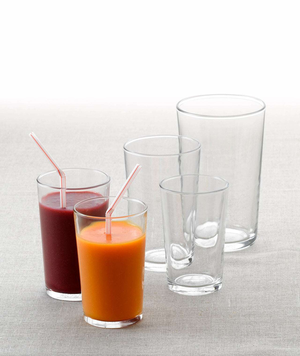 Unie - Transparent glass 20 cl (set of 6)