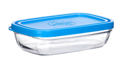 Freshbox - Transparante rechthoekige bewaardoos 15 cm