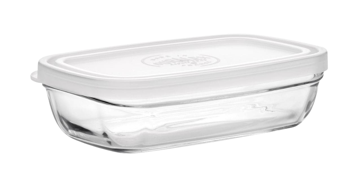 Freshbox - Transparante rechthoekige bewaardoos 15 cm