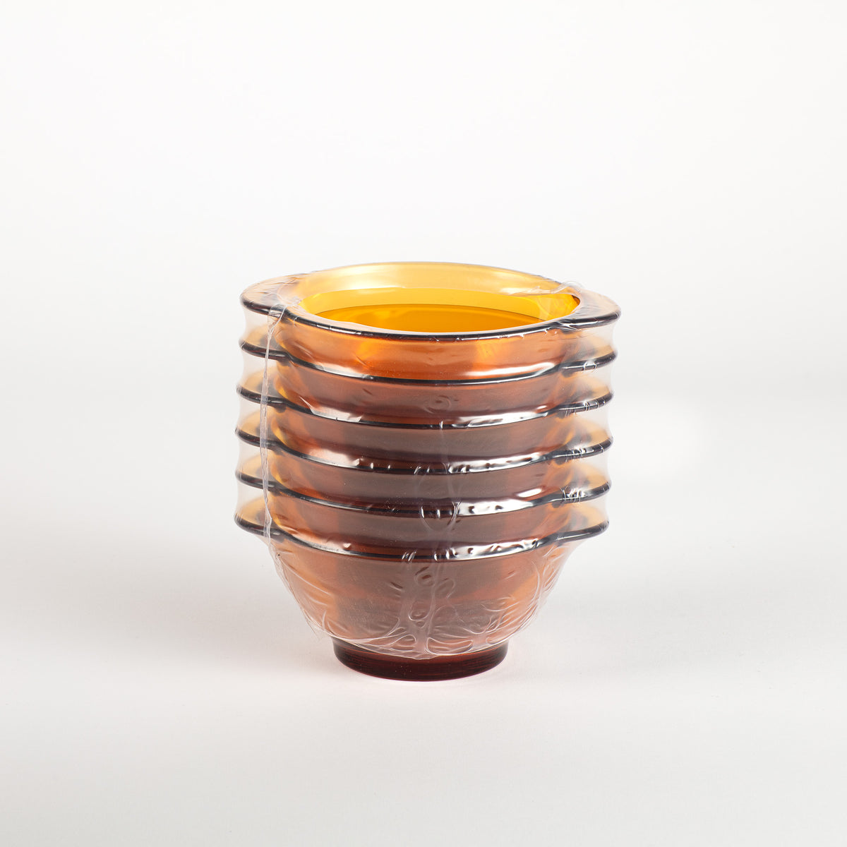 Lys - Bol en verre Vermeil à oreilles 51cl (Lot de 6)