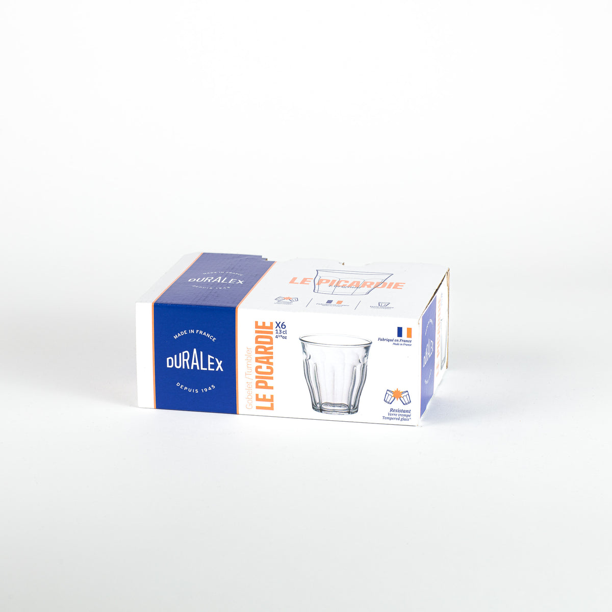 Le Picardie - Verre transparent 13cl -  (Lot de 6)