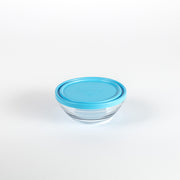 Freshbox - Round storage tin with blue lid 50cl