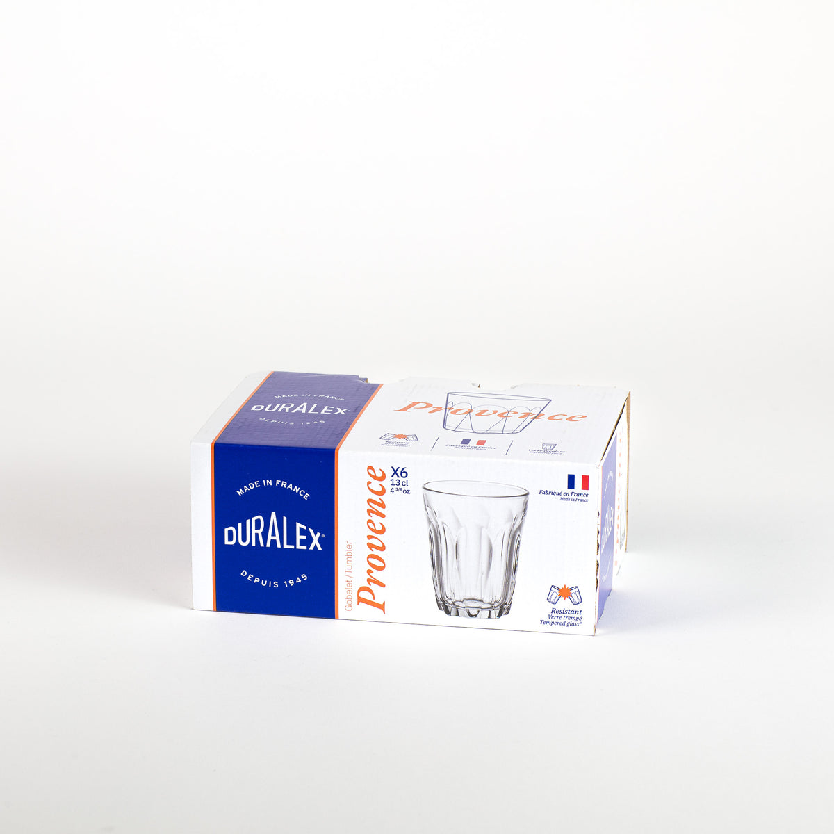 Provence - Verre transparent 13cl (Lot de 6)