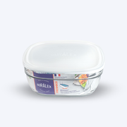 Freshbox - Contenitore quadrato con coperchio bianco 2L