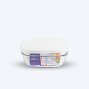 Freshbox - Square tin with white lid 61cl