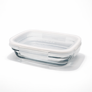 Freshbox - Bewaarbak met vleugels en wit deksel 0,8 l