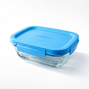 Freshbox - Aufbewahrungsbox mit Flügeln, blauer Deckel, 1,1 l