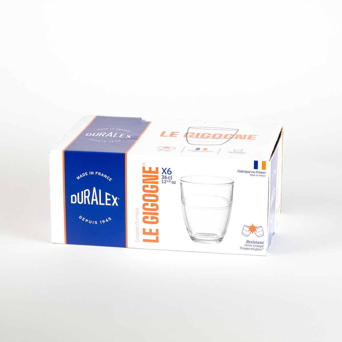 Le Gigogne - Verre transparent 36cl (Lot de 6)