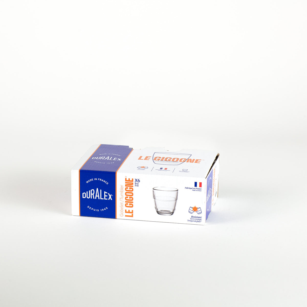 Transparant shotglas 9 cl - Le Gigogne® (set van 6)