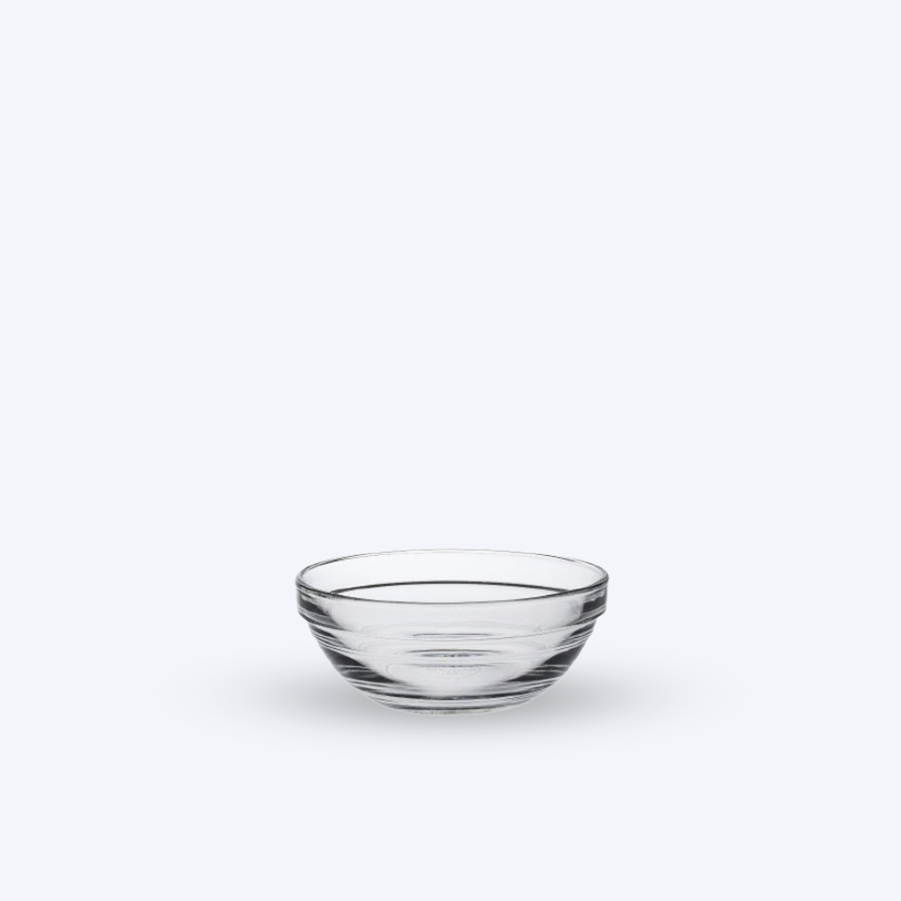 Le Gigogne - Coupelle en verre transparent Empilable 7cl - 7,5 cm (lot de 4)
