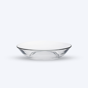 Lys - Diepe glazen schaal, transparant x6 - 17,5 cm