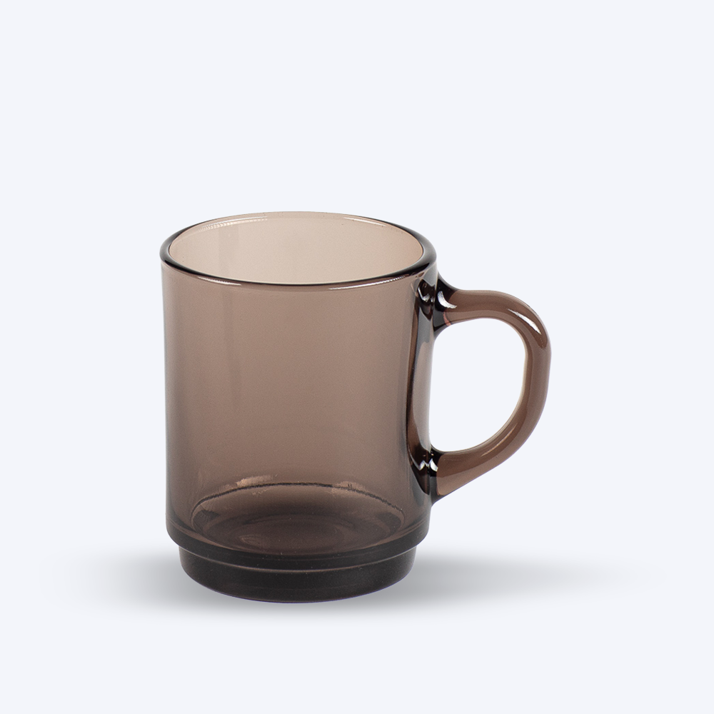Versailles - Sepia glass mug 26 cl (Set of 6)