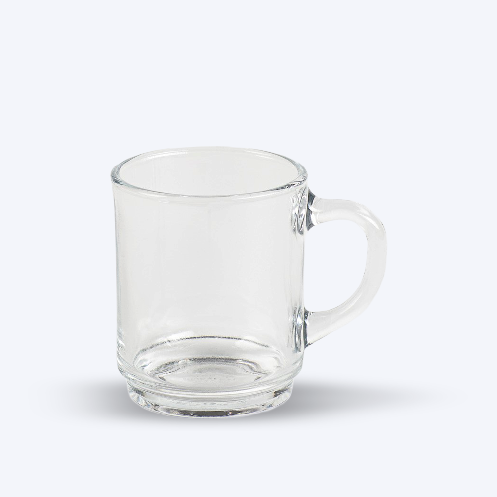 Versailles - Transparent glass mug 26 cl (Set of 6)