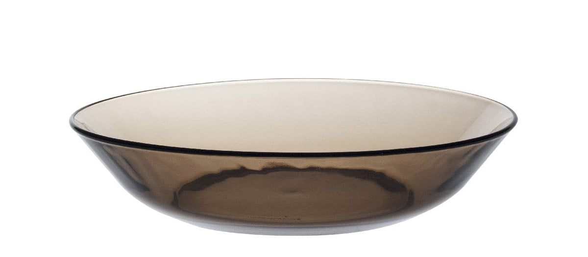 Duralex Lys - Assiette creuse en verre coloré sépia 21cm