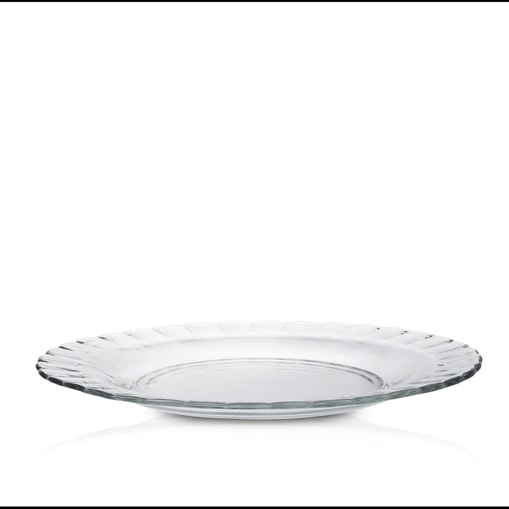 Picardie - Assiettes transparentes x6 - 26cm