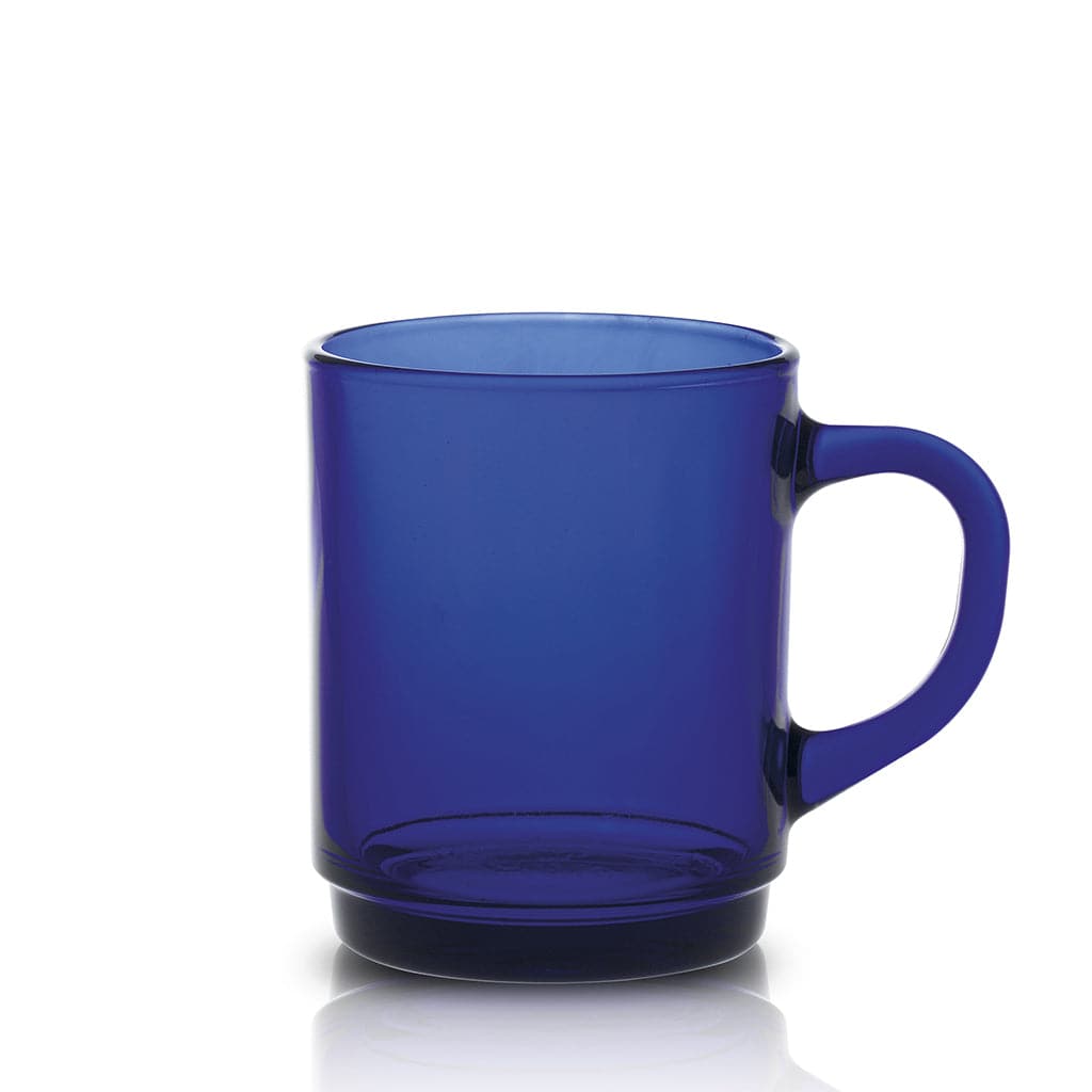 Versailles - Mug en verre saphir 26 cl (Lot de 6)